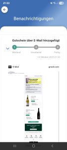 CouponCrowd processed a coupon from email